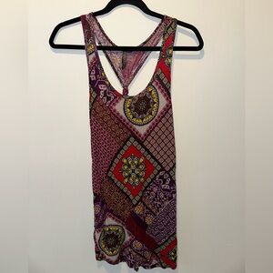 Tank top color bright patern